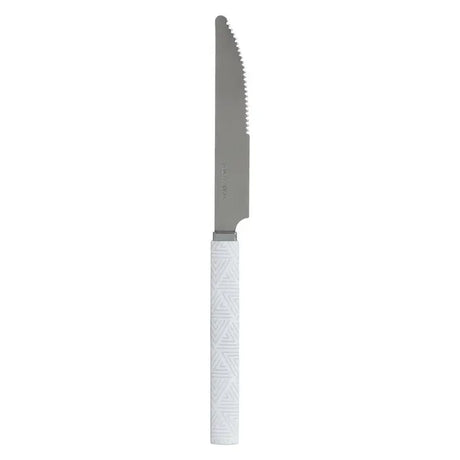 Комплект прибори Secret de Gourmet Géo, Бял, Със стойка, 24 части