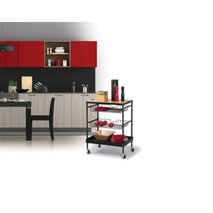 Cărucior de bucătărie 5five, Mediu, Metal, Cu partea superioară detașabilă