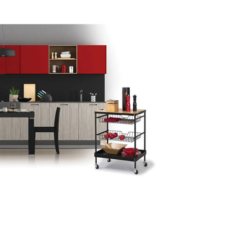 Cărucior de bucătărie 5five, Mediu, Metal, Cu partea superioară detașabilă