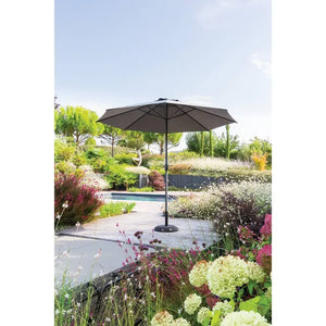 Прав накланящ се чадър Hesperide Loompa, Цвят Шисти, 3 m