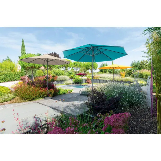 Прав накланящ се чадър Hesperide Loompa, Таупе, 3 m