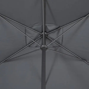 Прав накланящ се чадър Hesperide Loompa, Цвят Шисти, 2x3 m