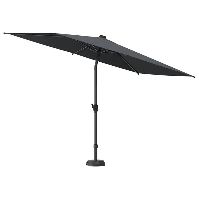 Прав накланящ се чадър Hesperide Loompa, Цвят Шисти, 2x3 m