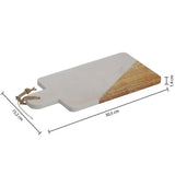 Tocător de servire Secret de Gourmet, marmură, 30x15cm