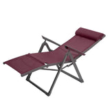 Scaun pliabil tip șezlong Hesperide Decima, aluminiu