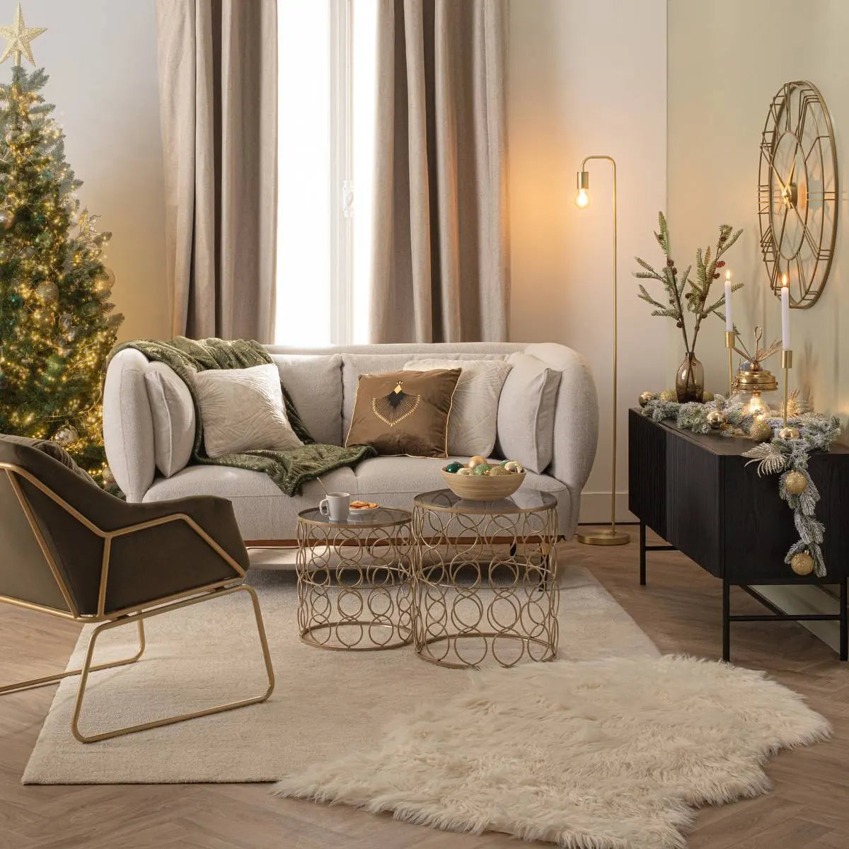 Lampion atmosferă Keli, Metal, 150 cm