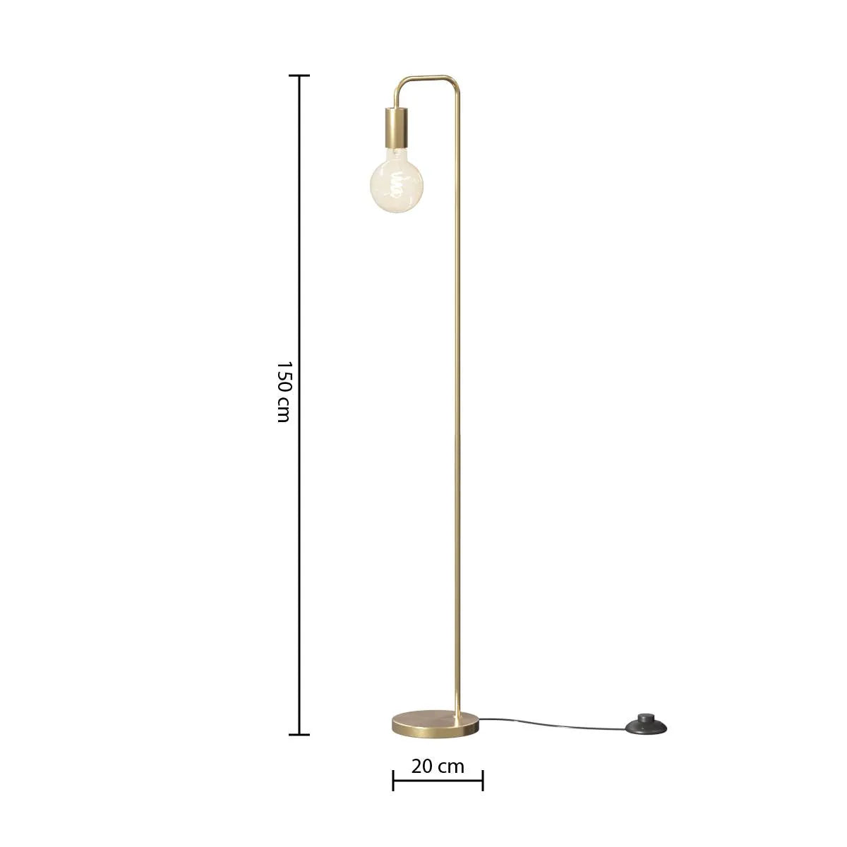 Lampion atmosferă Keli, Metal, 150 cm