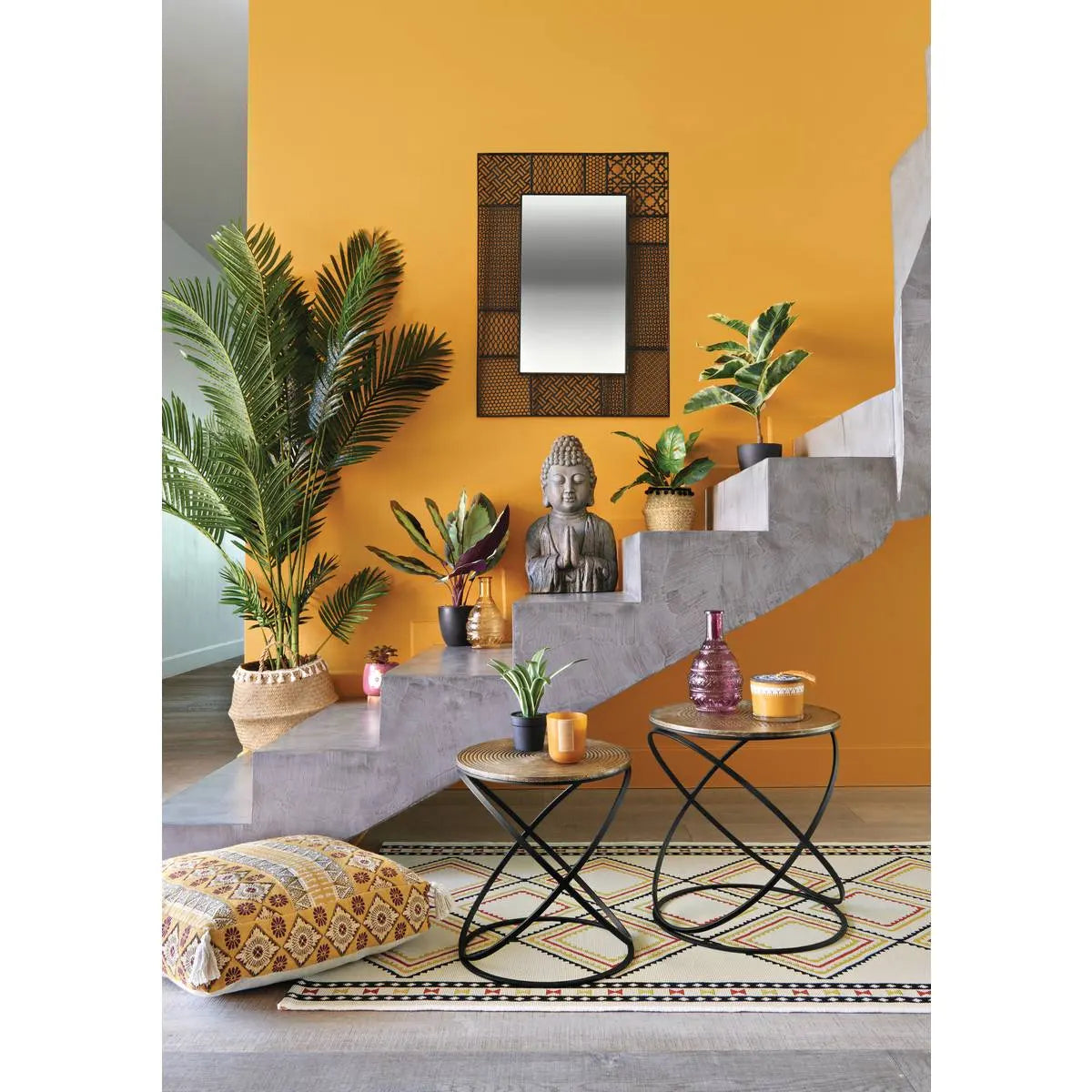 Figură decorativă Atmosphera Jayan, lemn de mango, 50 cm