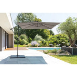 Umbrelă de grădină cu suport lateral Hesperide Manoa, 2,5x2,5 m