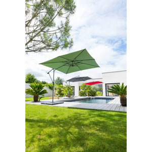 Градински чадър със странична стойка Hesperide Manoa, Маслина, 2.5x2.5 m