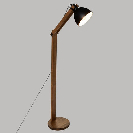 Lampion Atmosphera Cuba, Lemn, Negru, 158 cm