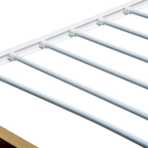 Uscător de rufe 5five cu efect de lemn și 4 roți, efect metalic de lemn, 27 m