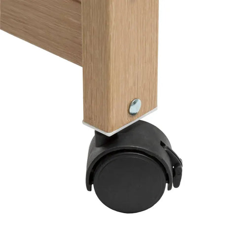 Uscător de rufe 5five cu efect de lemn și 4 roți, efect metalic de lemn, 27 m