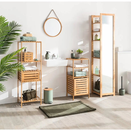 Coș de depozitare 5five, Bambus, 31x15 cm