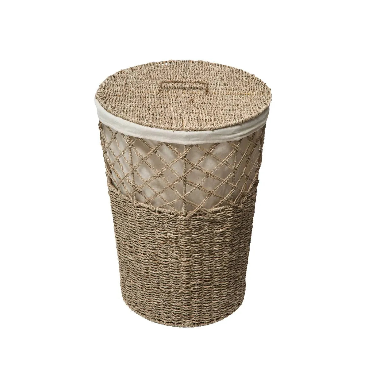 Coș de rufe 5five, Rotund, Rattan, 41 l