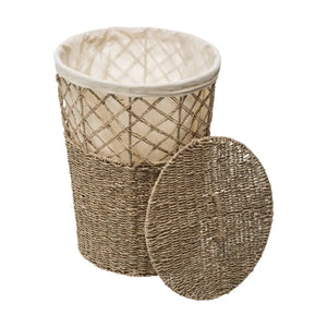 Coș de rufe 5five, Rotund, Rattan, 41 l