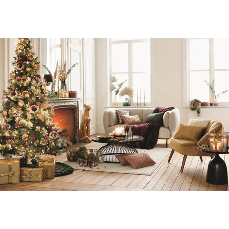 Figură decorativă Leopard cu atmosferă, Rășină, 90 cm