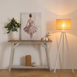 Lampion atmosphera Elva, Lemn, Natural, 143 cm