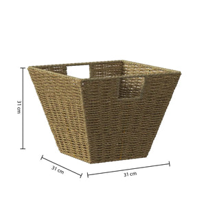 Coș de depozitare 5five, ratan, 31x31 cm