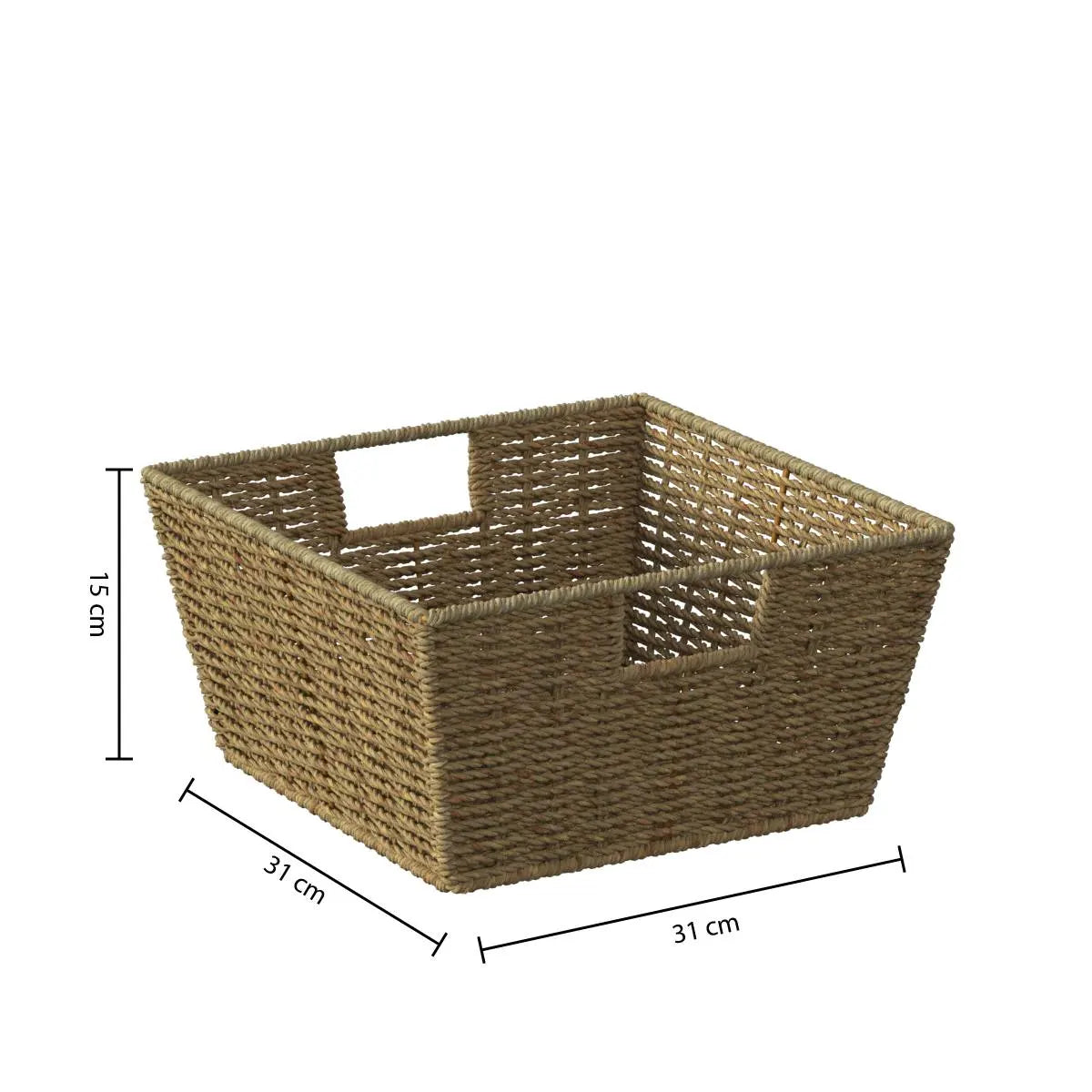 Coș de depozitare 5five, ratan, 31x15 cm