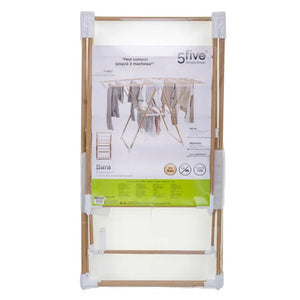 Uscător de rufe 5five Bara cu aspect de lemn, cu aripioare, efect metalic de lemn, 13 m