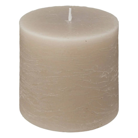 Lumânare neparfumată Atmosphera Olia, Rotundă, 10x10 cm