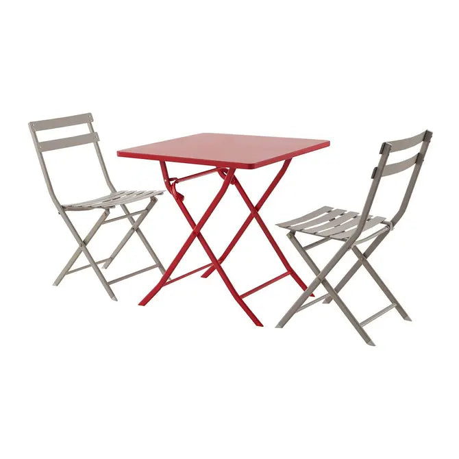 Masă pătrată de grădină Hesperide Greensboro, roz