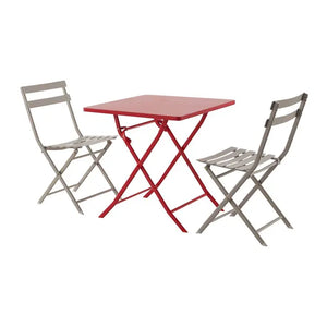 Masă pătrată de grădină Hesperide Greensboro, roz