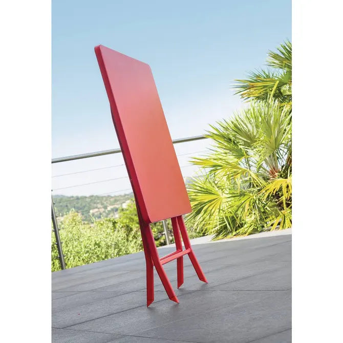 Masă pătrată de grădină Hesperide Greensboro, roz