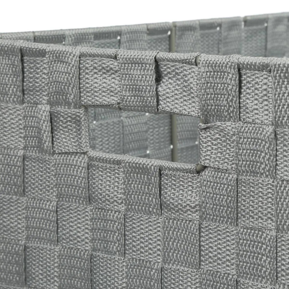 Set de 4 coșuri de depozitare 5five Lise, alb și gri