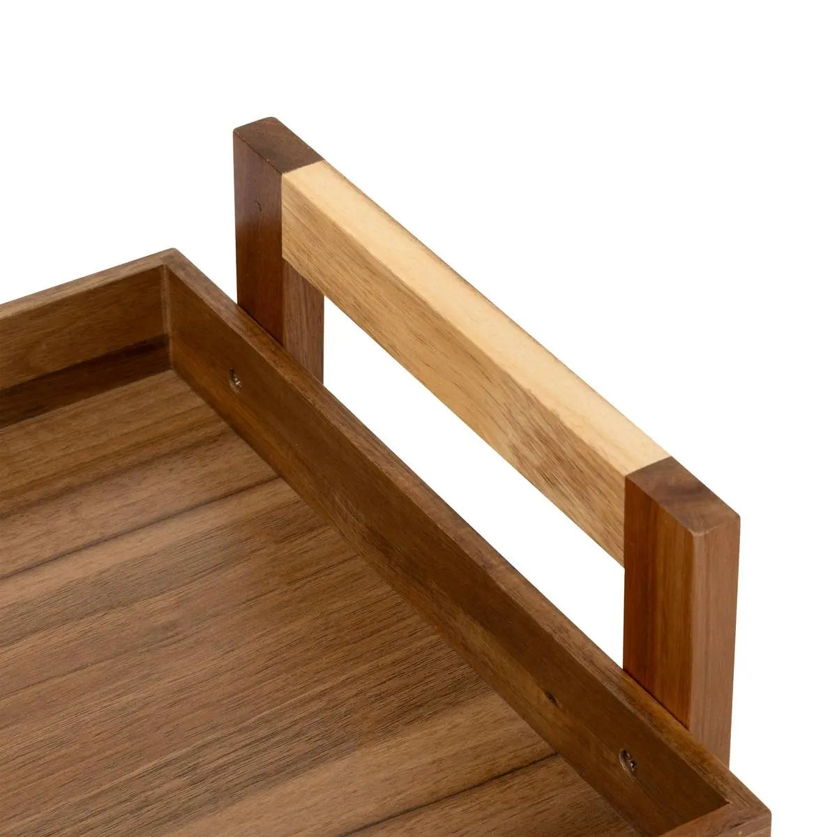 Cărucior de bucătărie 5five, Acacia, 3 niveluri, 40x31x85 cm