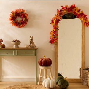 Figură decorativă atmosferă de toamnă, rășină, 27 cm