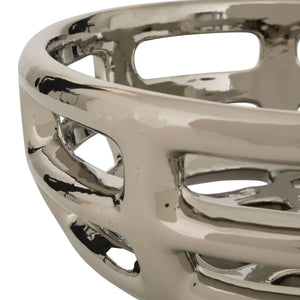 Bol Atmosphere Sky, Ceramică, Crom, Ø30x12 cm