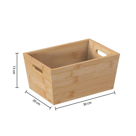 Coș de depozitare 5five, Bambus, Înclinat