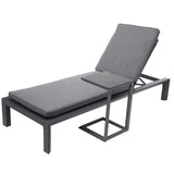 Șezlong single din aluminiu Hesperide Evasion