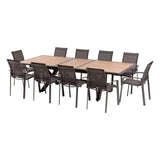 Masă de grădină extensibilă Hesperide Axiome, aluminiu, 10 locuri