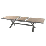 Masă de grădină extensibilă Hesperide Axiome, aluminiu, 10 locuri
