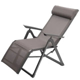 Scaun pliabil tip șezlong Hesperide Decima, aluminiu
