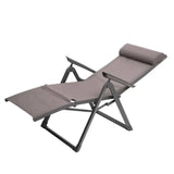 Scaun pliabil tip șezlong Hesperide Decima, aluminiu