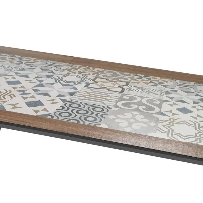 Masă de grădină Hesperide Lambada, ceramică, 8 locuri
