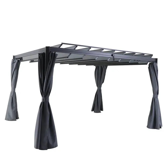 Завеси за ламелна беседка Hesperide Belize, Цвят Шисти