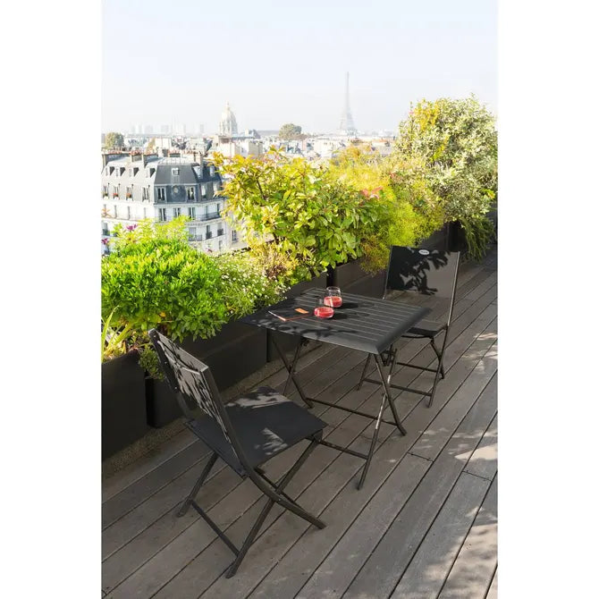 Masă pătrată de grădină Hesperide Azua, Grafit