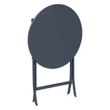 Masă pliabilă de balcon Hesperide Azua, sticlă, 2 locuri