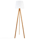 Lampion atmosphera Bahi, Bambus, Alb, 160 cm