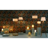 Lampion atmosphera Bahi, Bambus, Alb, 160 cm