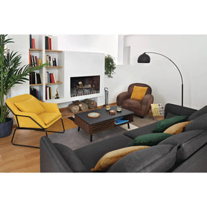 Lampă Atmosphere Hyto, Metal și Marmură, Negru, 177 cm