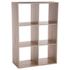 Raft 5five Mix'n Modul, 6 compartimente, MDF, 68x32x101 cm