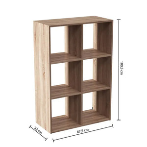Рафт 5five Mix'n Modul, 6 отделения, MDF, 68x32x101 cm