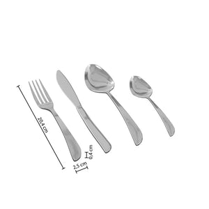 Комплект прибори Secret de Gourmet Serrat, Инокс, 24 части