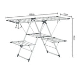Uscător de rufe 5five Sinai cu două niveluri, Metal, 24 m